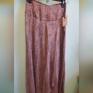 NWT Leopard Print Maxi Skirt